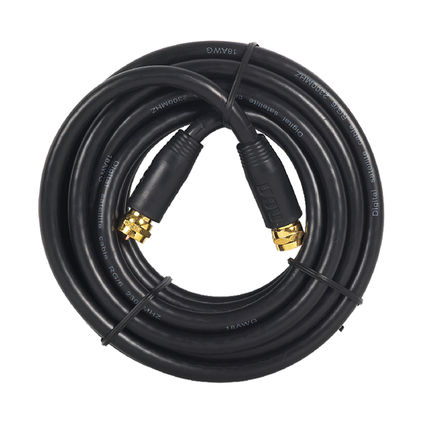 Rca(r) Vh612r Rg6 Coaxial Cable (12ft; Black)