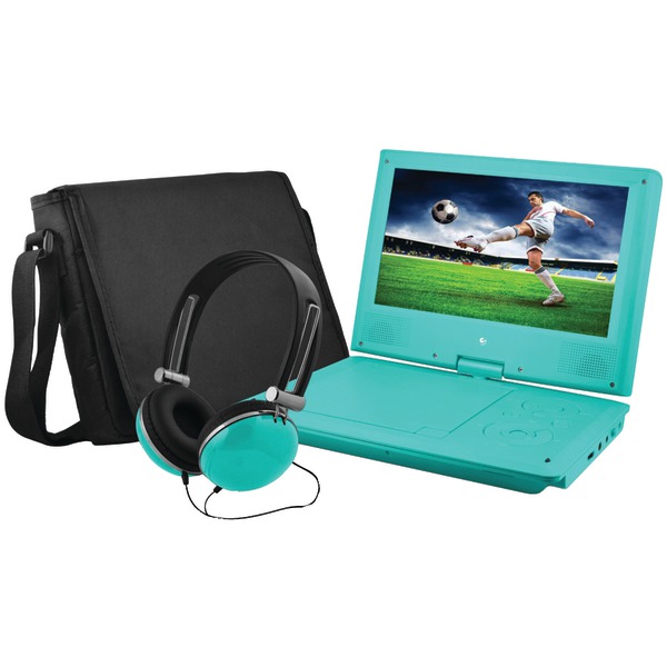 Ematic(r) Epd909tl 9" Portable Dvd Player Bundles (teal)