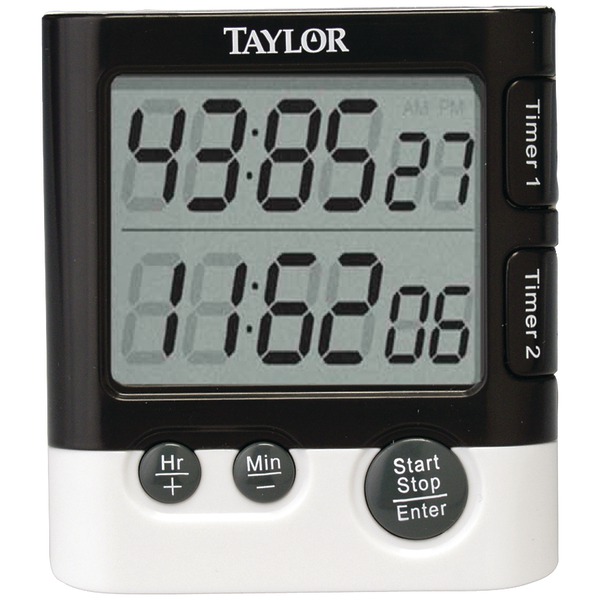 Taylor(r) Precision Products 5828 Dual-event Digital Timer/clock