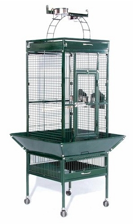 Prevue Hendryx Pp-3151w Small Wrought Iron Select Bird Cage - Pewter