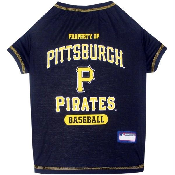 Pets First Pfpir4014-0002 Pittsburgh Pirates Pet T-shirt - Small