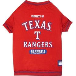 Pets First Texas Rangers Pet T-Shirt - X-Small