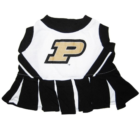 Pets First Pfpur4007-0001 Purdue Boilermakers Cheerleader Pet Dress - X-small