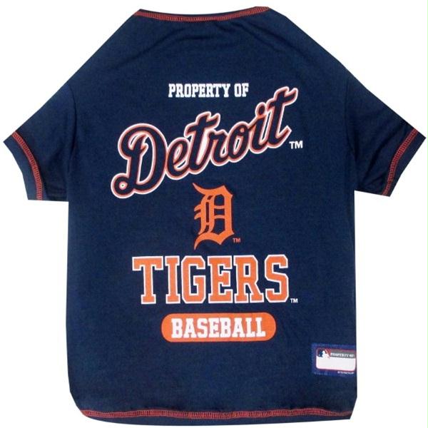 Pets First Pftig4014-0003 Detroit Tigers Pet T-shirt - Medium