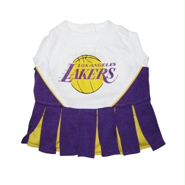 Pets First Pflak4007 0001 Los Angeles Lakers Cheerleader Dog Dress X Small