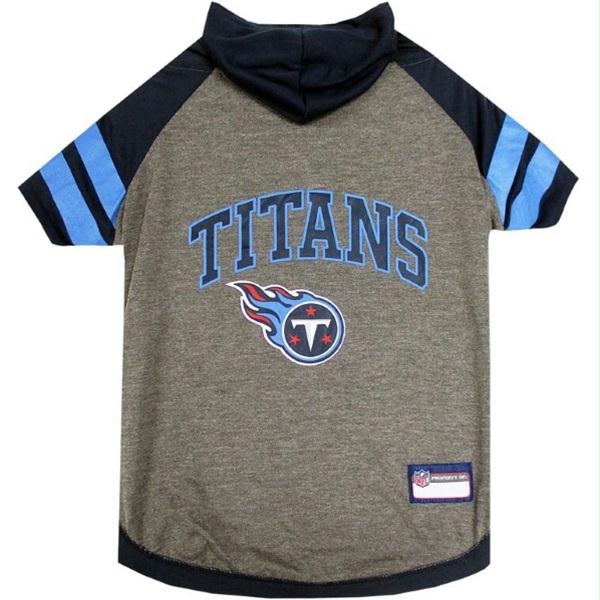 Pets First Pften4044-0004 Tennessee Titans Pet Hoodie T-shirt - Large