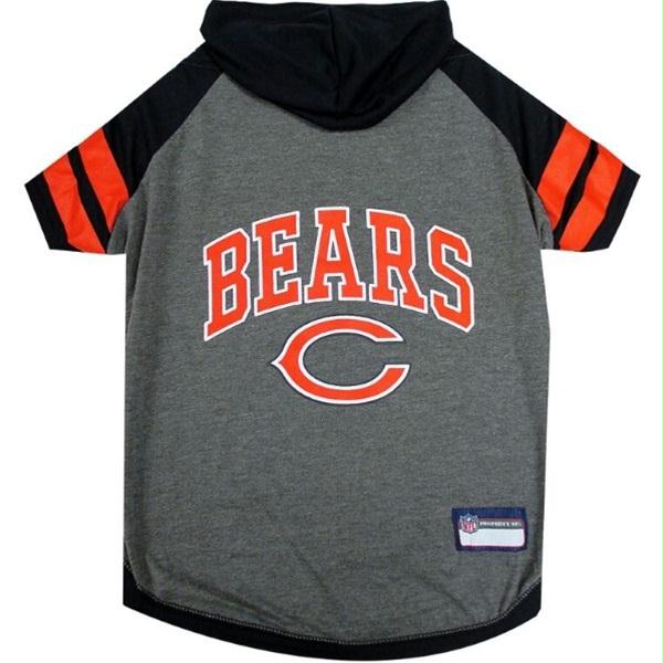 Pets First Pfchi4044-0002 Chicago Bears Pet Hoodie T-shirt - Small