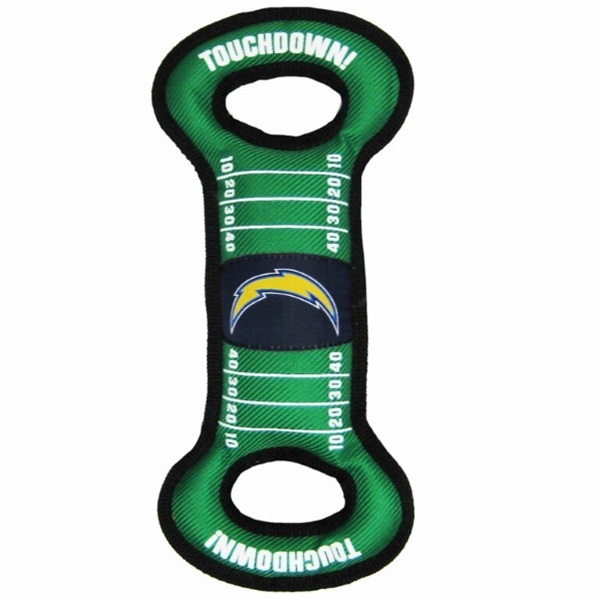 Pets First Pfsdc3030 Los Angeles Chargers Field Pull Dog Toy