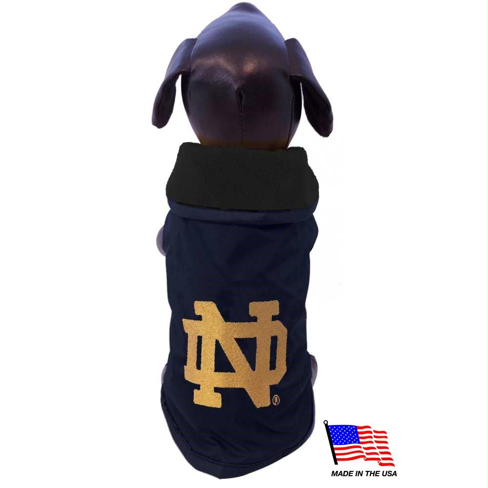 All Star Dogs Notre Dame Weather-Resistant Blanket Pet Coat - Medium