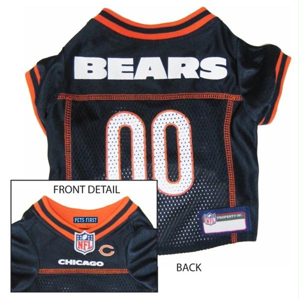 Pets First Pfchi4006-0002 Chicago Bears Dog Jersey - Small