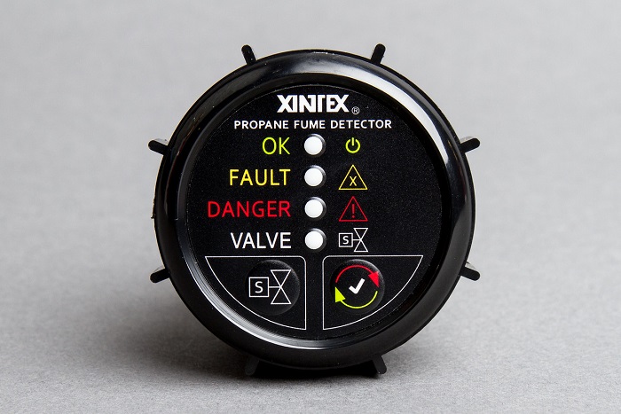 Xintex Propane Detector Black With Solenoid Valve - P-1bs-r