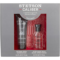 Coty Stetson Caliber Cologne Spray .5 Oz  N  After Shave Balm 2.5 Oz By Coty For Men