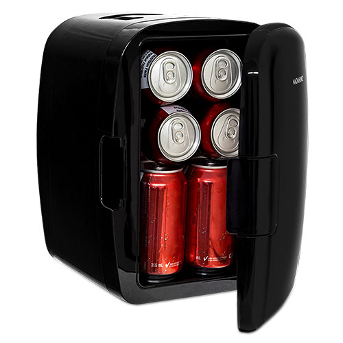 Mini Desk Fridge Magnasonic Portable 8 Can Mini Fridge Cooler Warmer 5l Capacity 110v 12v
