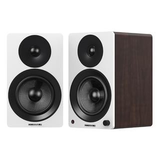 Ai60ww Fluance Ai60 Powered Two Way 6 5 2 0 Bookshelf Speakers