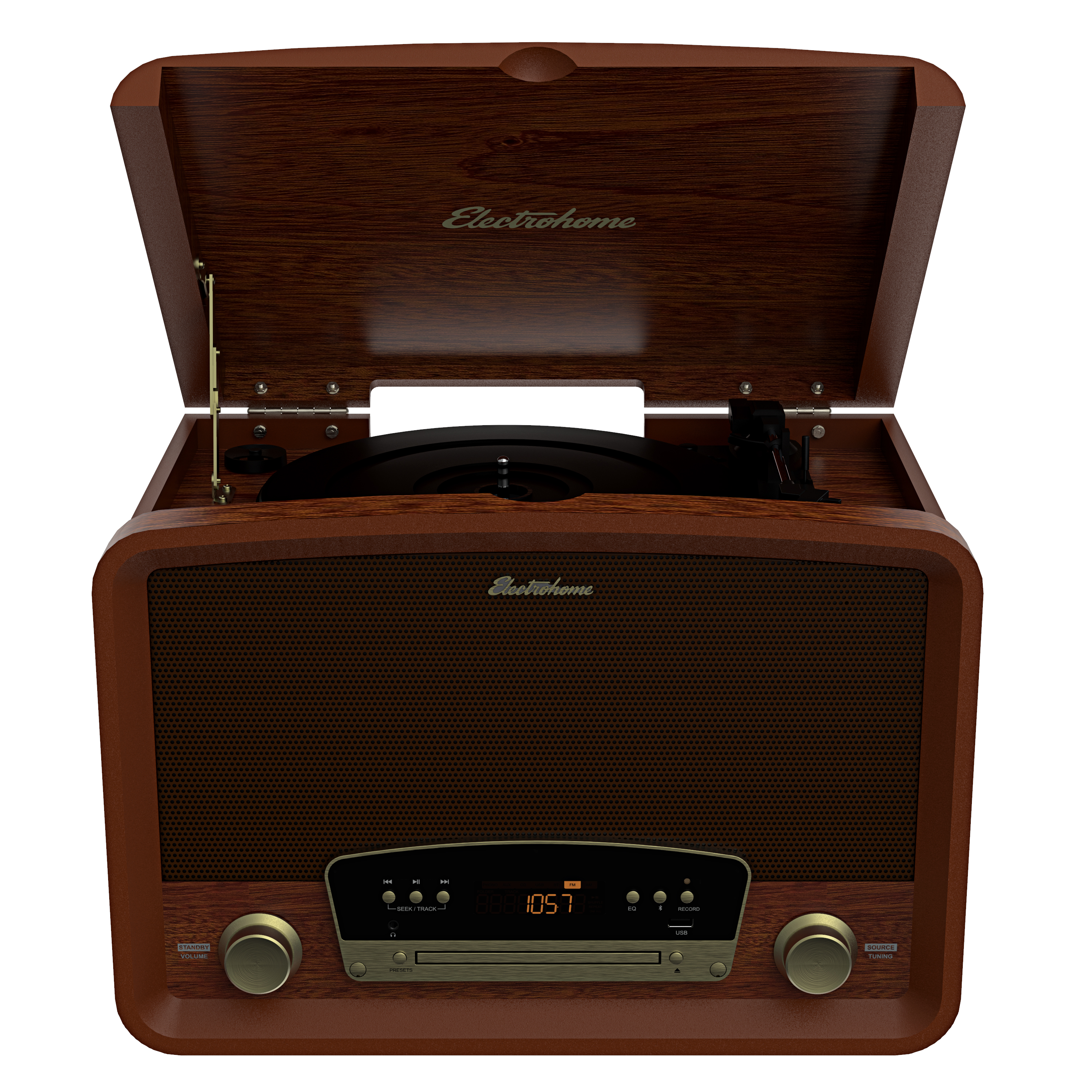 Rr75 Electrohome Kingston Vintage Vinyl Record Player Stereo