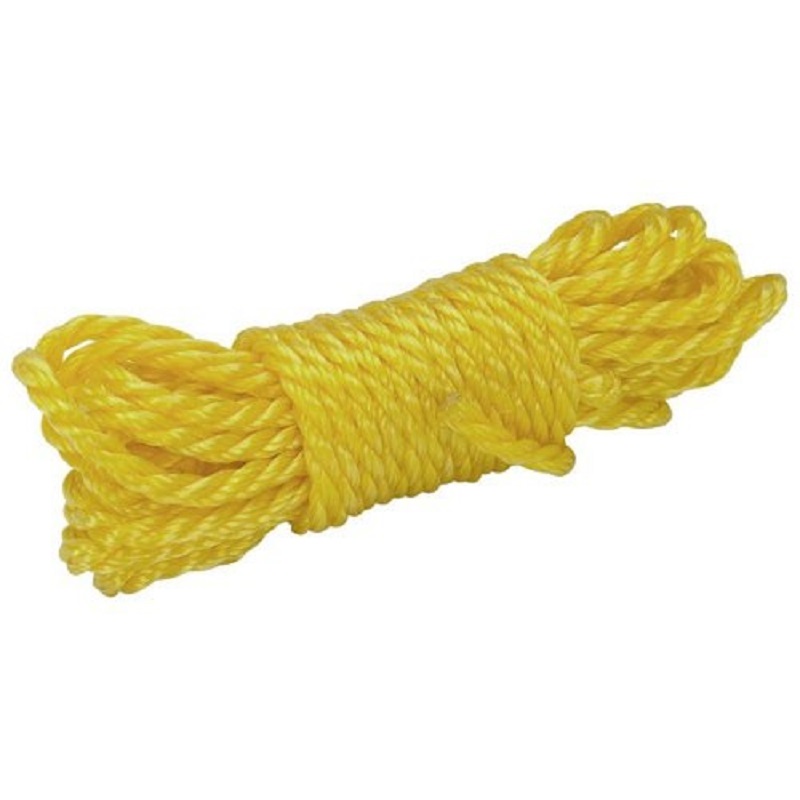 UBMOVE Nylon Rope Yellow Nylon Securing Rope 1/4&quot; Thick 50-feet Length