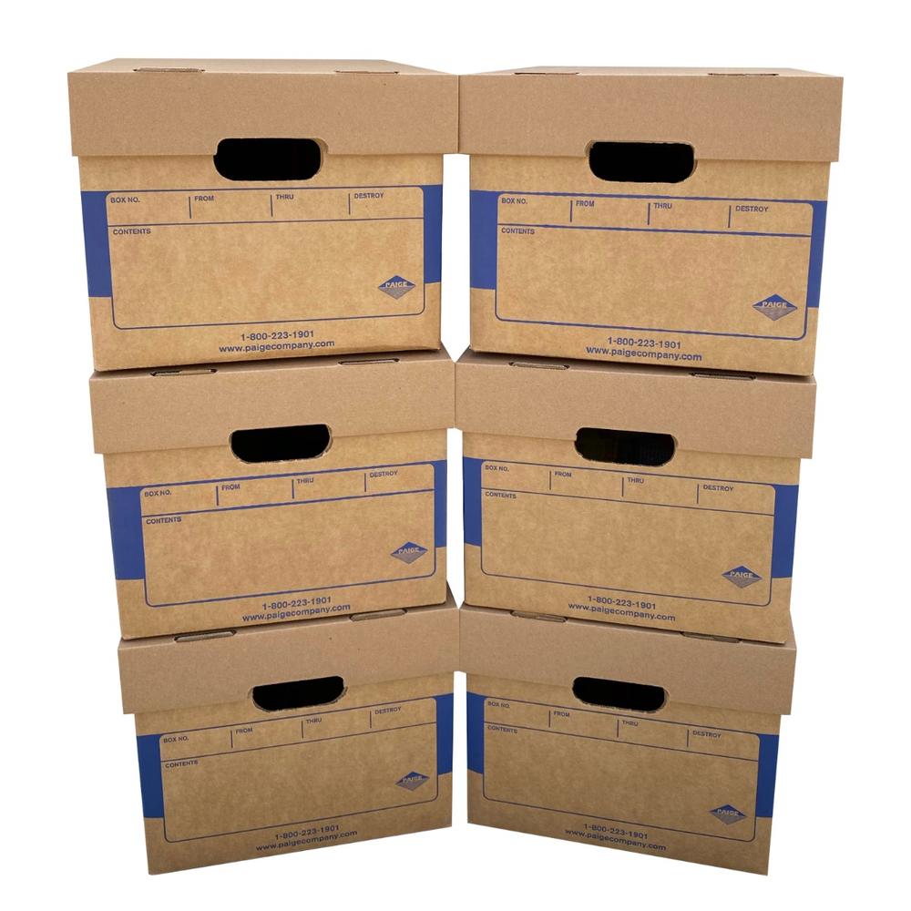 UBMOVE Office Moving &amp; Storage Boxes (6 Pack) Miracle File Moving Boxes