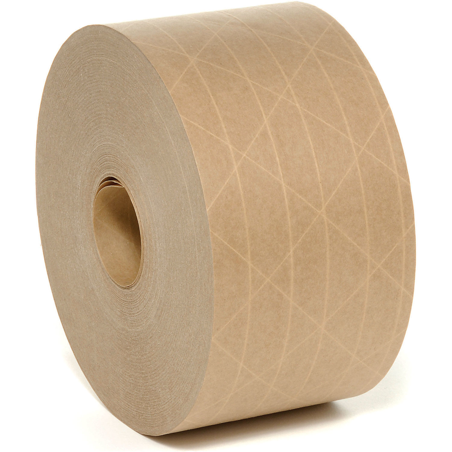 UOFFICE 6 Rolls Paper Tape Water Activated Reinforced 3&quot; x 500' Kraft Paper Tape