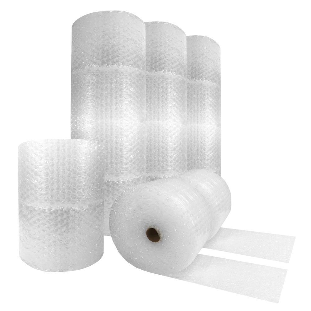 UOFFICE Bubble Cushioning Wrap Roll - 1600 Ft x 12" Wide - Medium 5/16&quot; Sized Bubbles