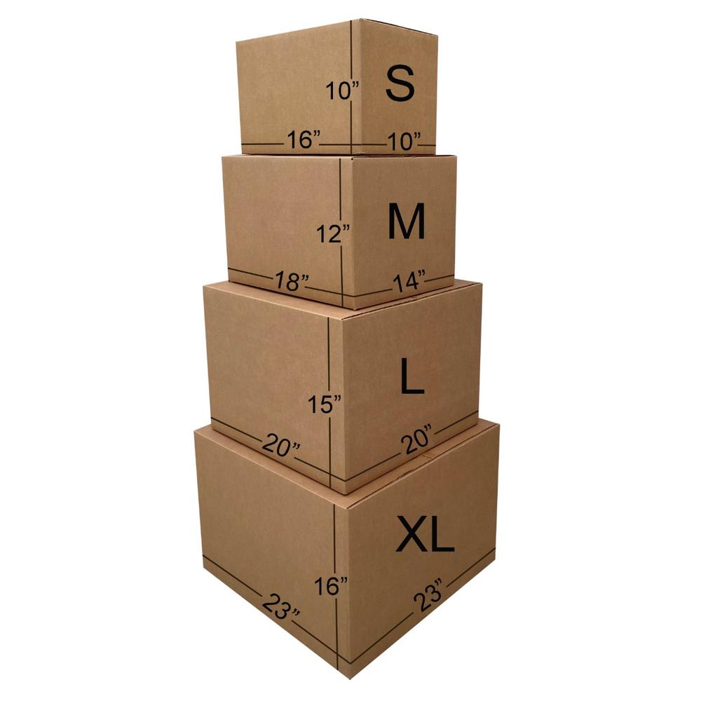 UBMOVE 6 Room Basic Moving Kit 70 Boxes &amp; Supplies