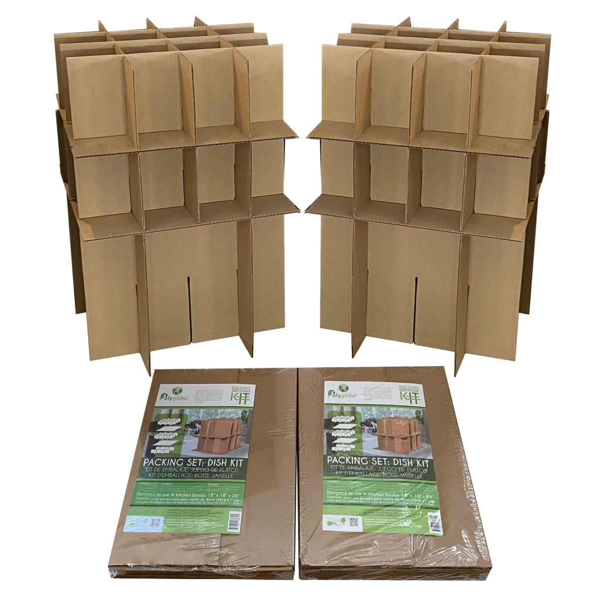 UBMOVE Dish &amp; Glass Partition Insert Kit 4 pack fits in our kitchen boxes