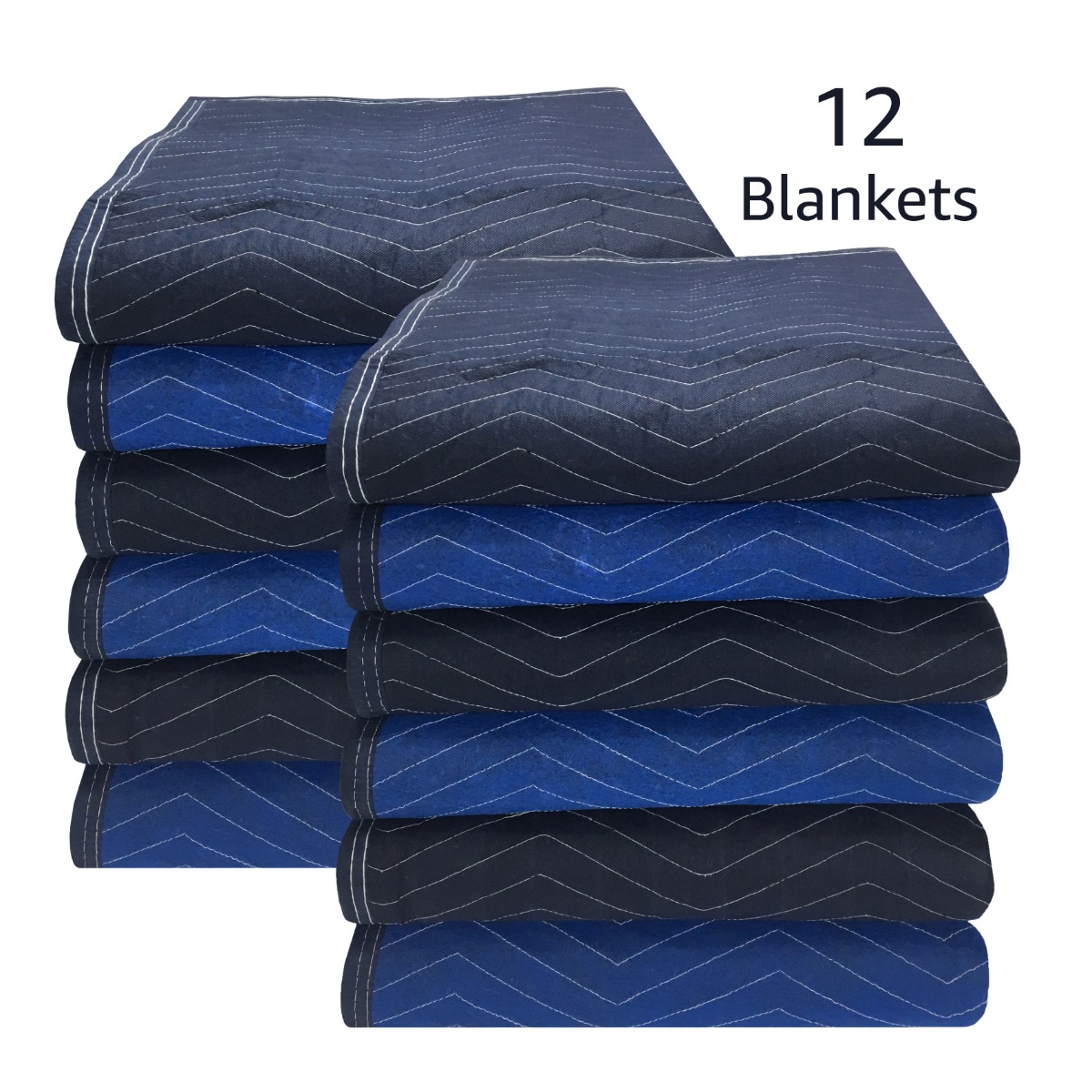 UBMOVE 12 Supreme Professional Quality Moving Blankets 72&quot;x80&quot; 85# Strength