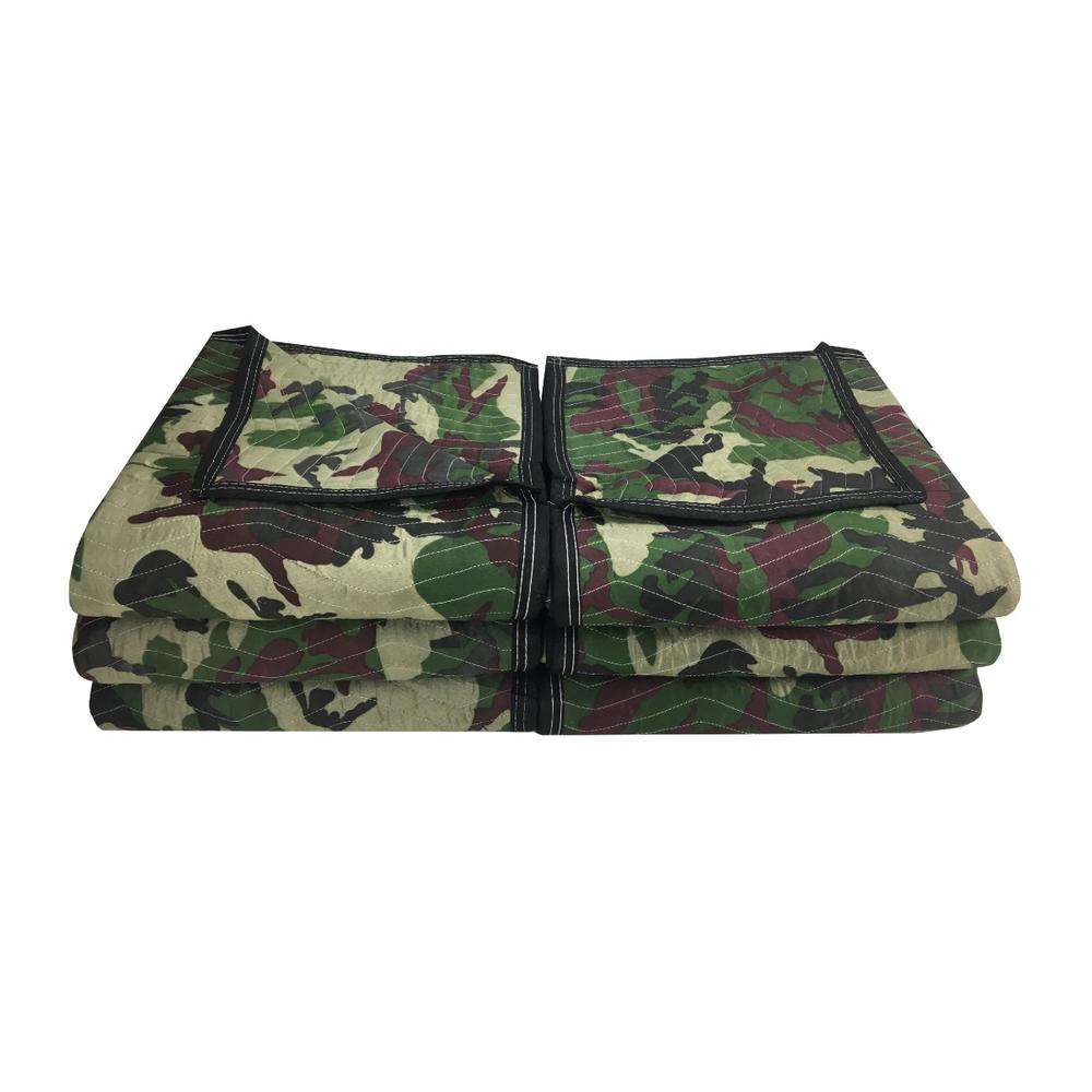 UBMOVE Camouflage Moving Blankets 65lbs/doz (6 Pack)