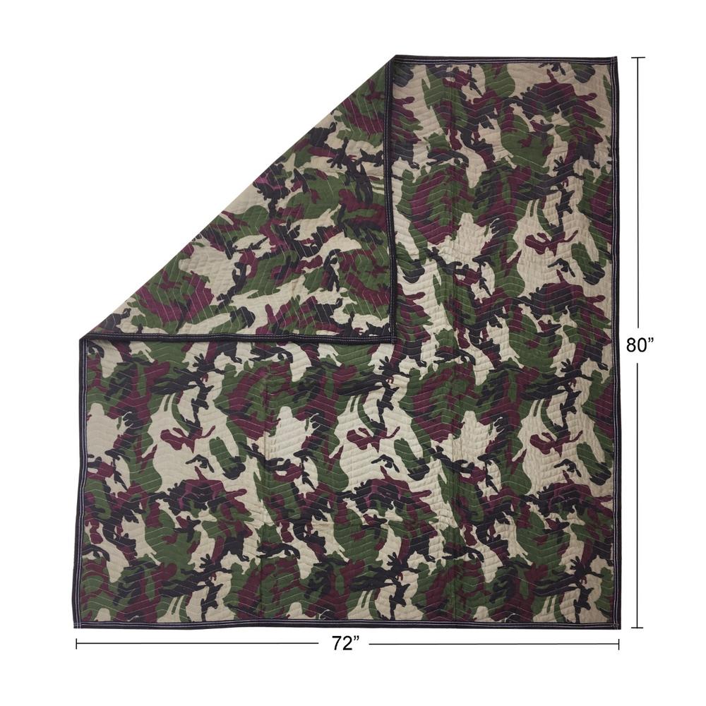 UBMOVE  Camouflage Moving Blankets 65lbs/doz (12 Pack)