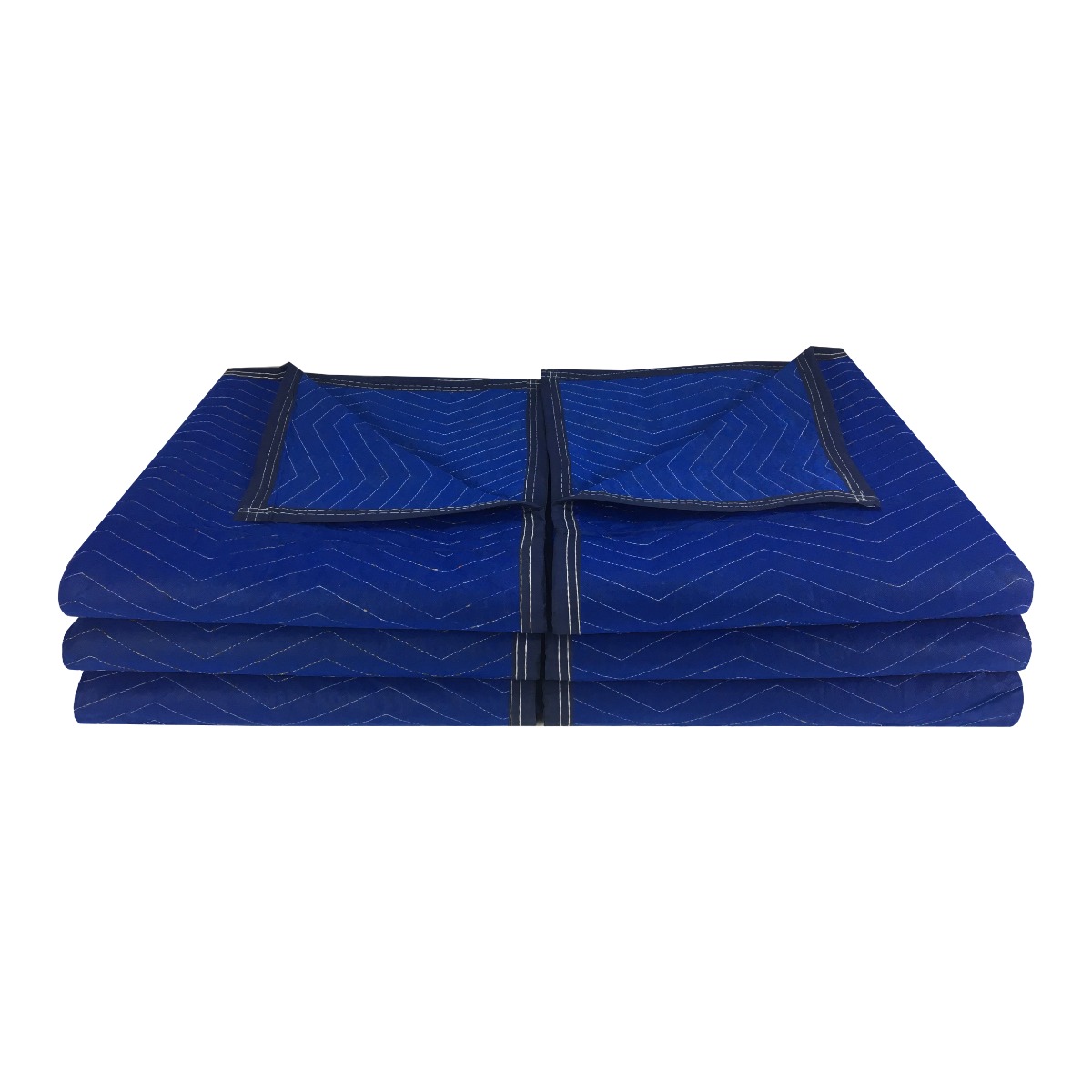 UBMOVE Pro Moving Blankets (6 Pack) 35lbs/doz 2.92lb/ea 72"x80&quot; Blue