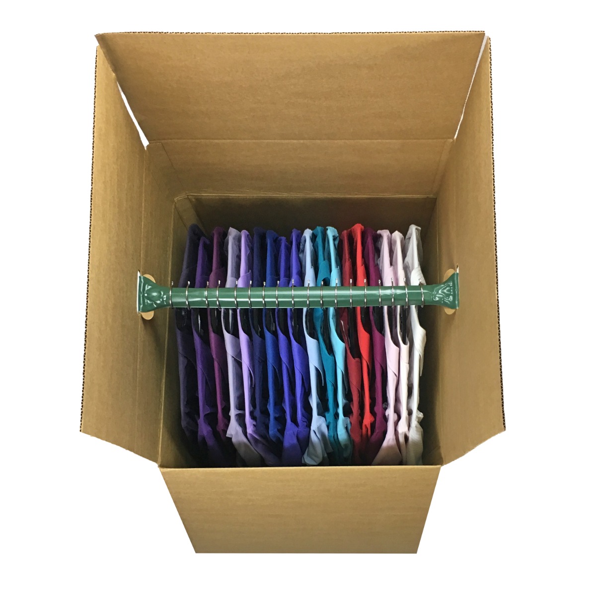UBMOVE Wardrobe Boxes - Qty: 6 Boxes w Bars - Moving Boxes Fast 