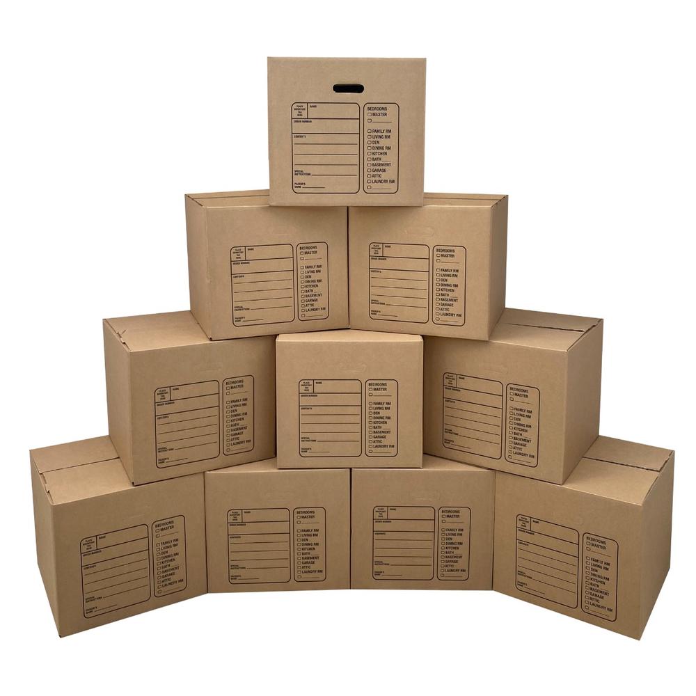 UBmove™ 10 Premium Medium Moving Boxes 18&quot;x18&quot;x16&quot; Cardboard Box