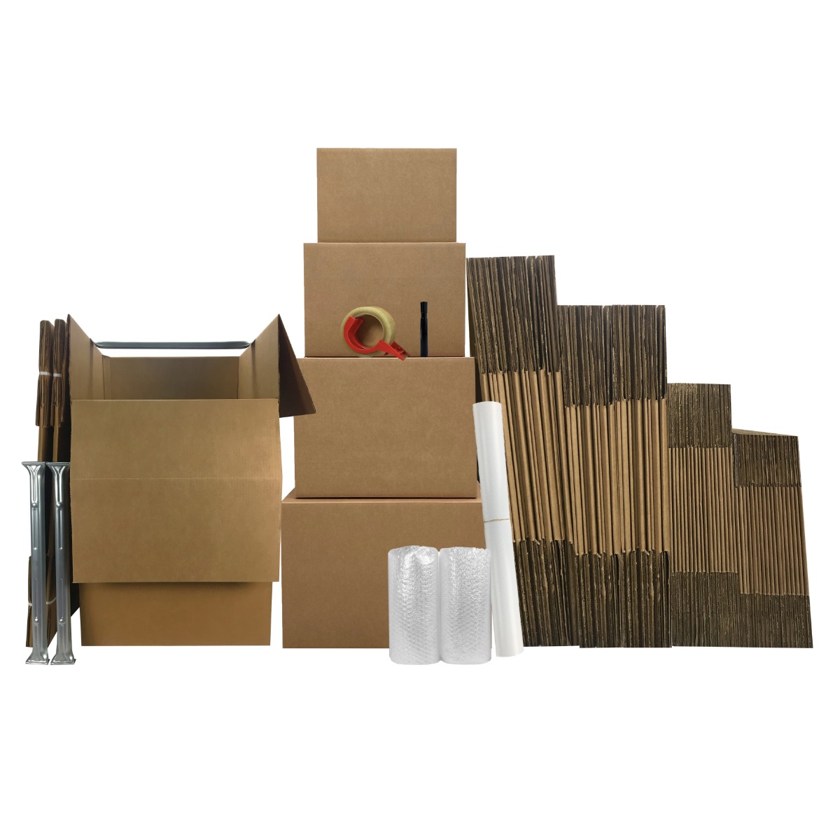 UBMOVE 6 Room Wardrobe Kit 58 Moving Boxes &amp; Shipping Supplies