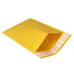 UOFFICE 100 Kraft Bubble Mailers 6.5x10&quot; #0 Self-Seal Padded Envelopes