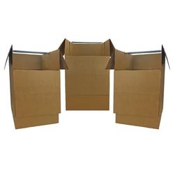UBMOVE Space Savers Wardrobe Moving Boxes With Hanger 20&quot; x 20&quot; x 34&quot; (3 Pack)
