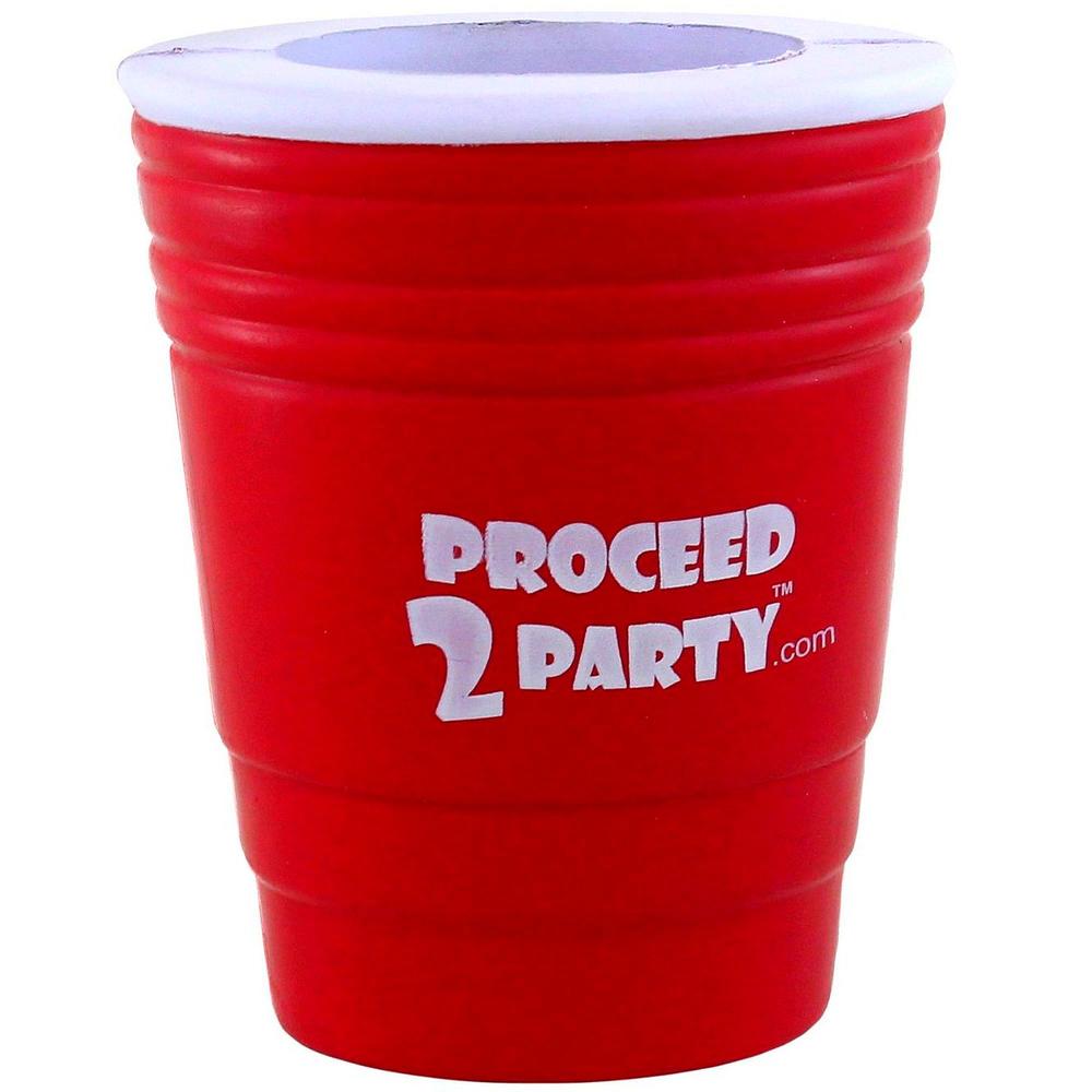 Proceed 2 Party Solo Cup Foam Drink Holder Koozie (Red)