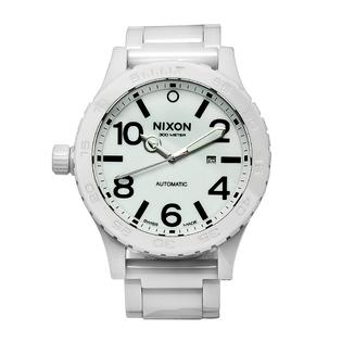 Nixon Ceramic 51 30 All White A147 126 Watch