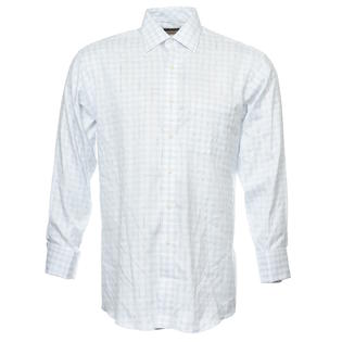 Tasso Elba Collezione Tasso Elba Mens White/Blue Iron Free Long Sleeve Button Down Shirt Tasso Elba Collezione Tasso Elba Mens White/Blue Iron Free Long Sleeve Button Down Shirt
