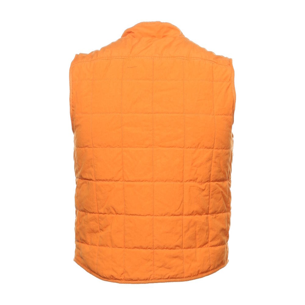 Splendid Mills Mens Orange Sherpa Insulated Puffer Quilted Vest