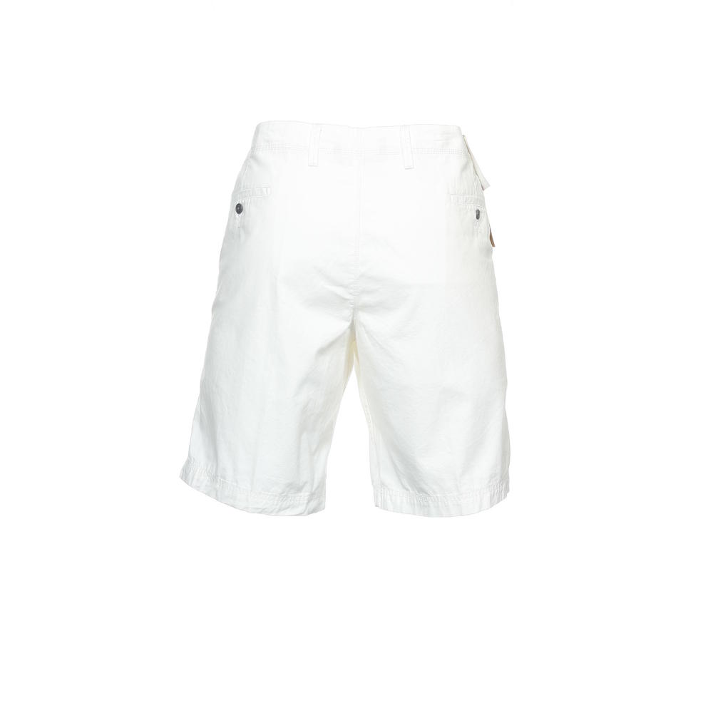 Dockers White Flat Front Walking Shorts