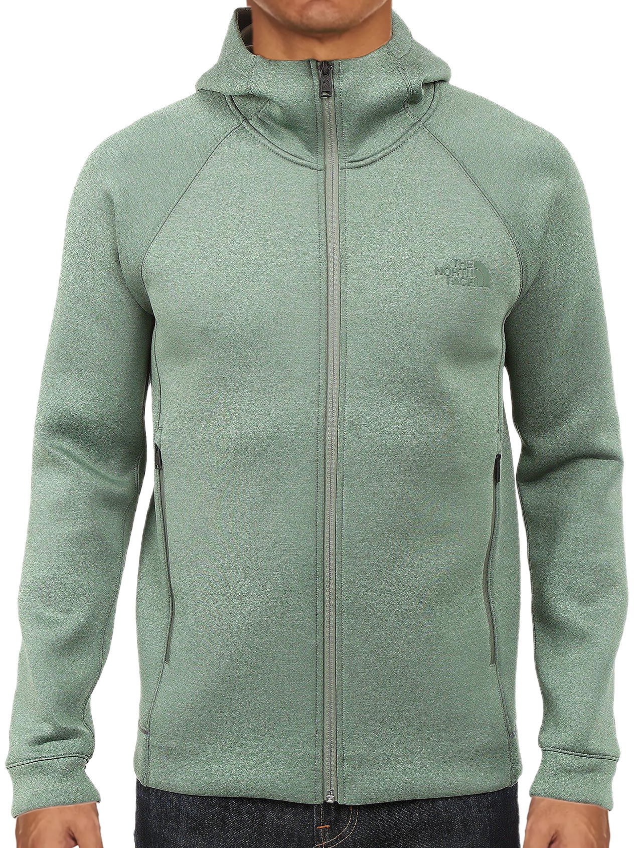 The North Face Upholder Mens Olive Green Full Zip Hoodie The North Face Upholder Mens Olive Green Full Zip Hoodie