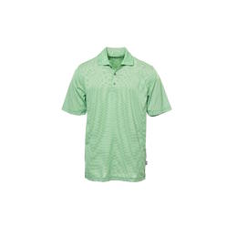 Izod Golf Green Micro Striped Polo Shirt