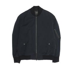 Theory Men's Black Oversized Neoteric Luther Bomber Jacket $495