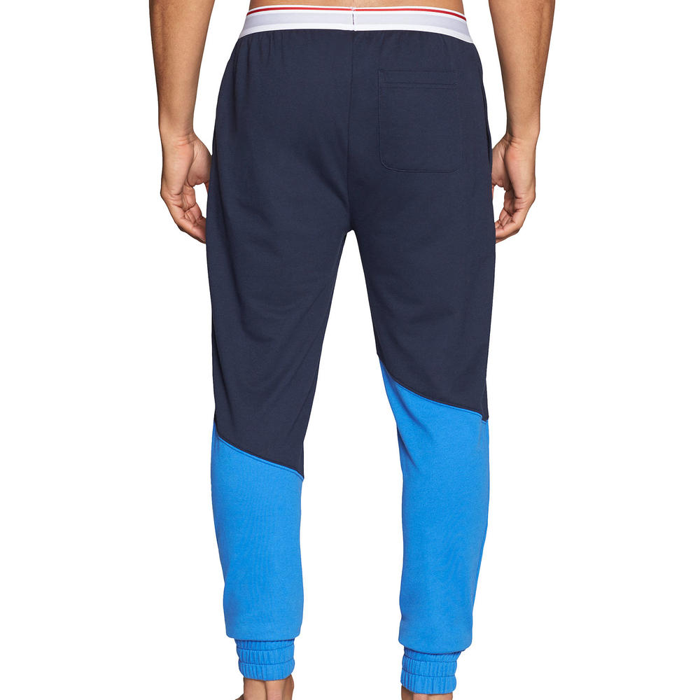 Tommy Hilfiger Mens Blues Color Block Pajama Sweat Pants $59