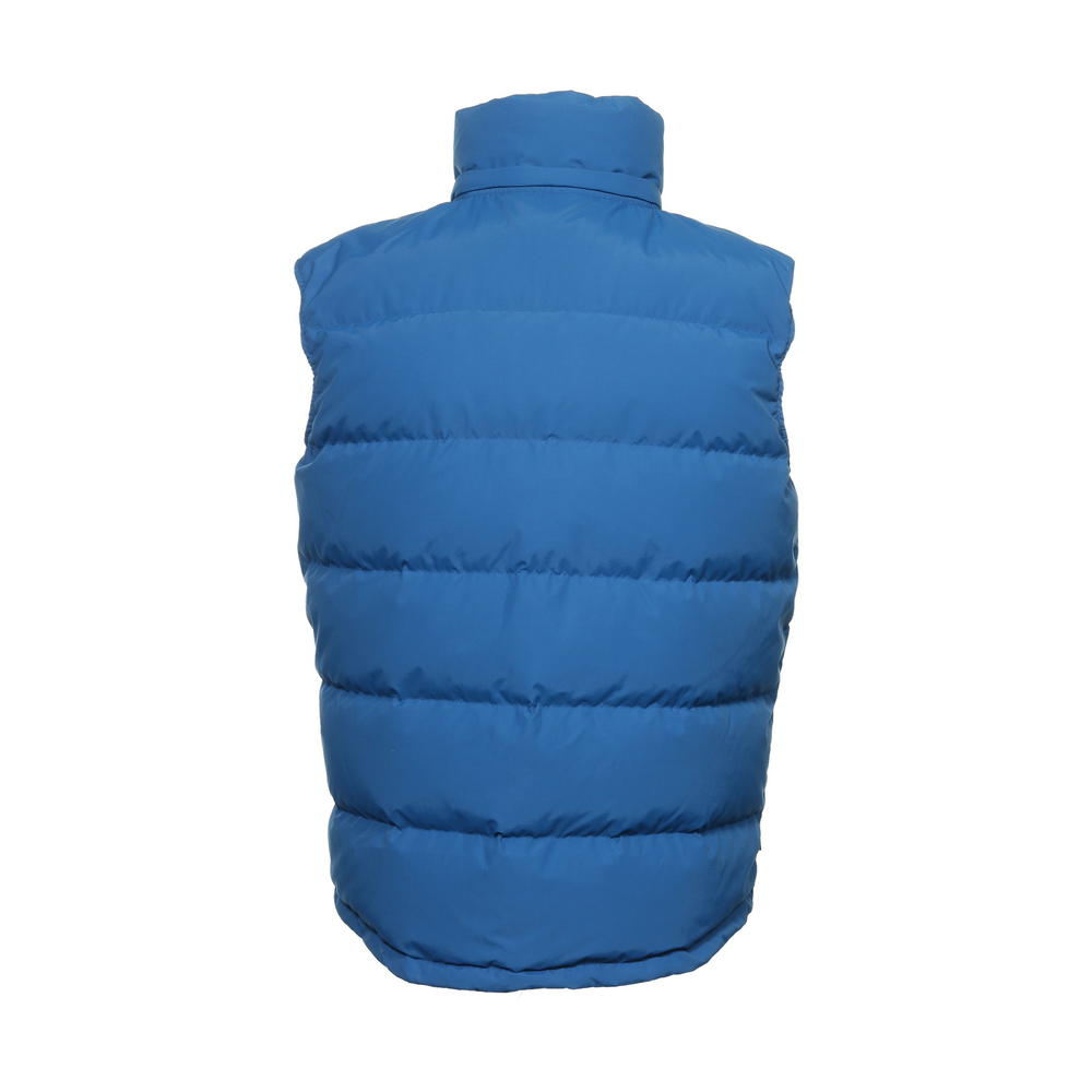 Lacoste Mens Blue Hooded Water Repellent Down Insulated Vest $225
