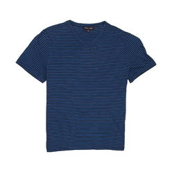 Michael Kors Men's Midnight Striped Short Sleeve Crew Neck T-Shirt $70