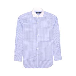 Ralph Lauren Polo Ralph Lauren Mens Blues Custom Fit Striped Button Down Shirt $148