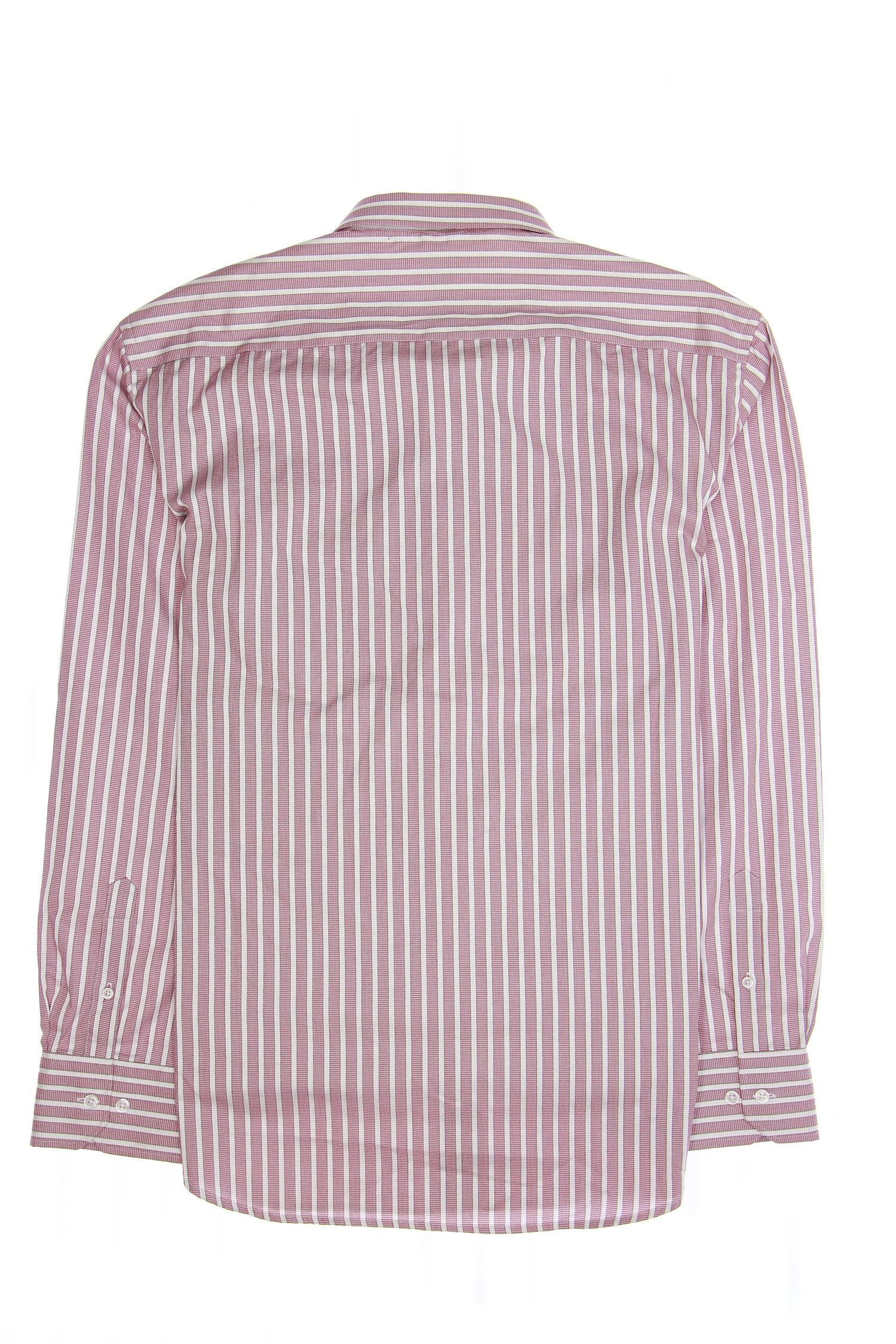 Robert Graham 'Puddle Dock' Mens Burgundy Striped Button Down Shirt