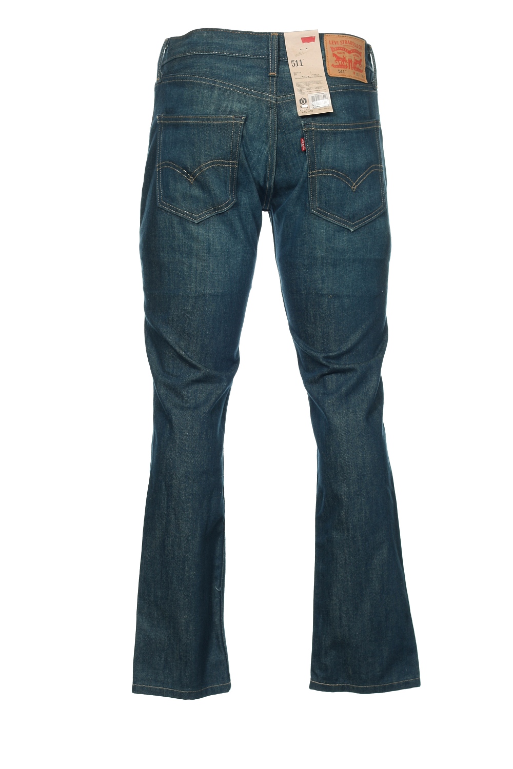 Levi's Levis Levi's 511 Men's Rigid Scraped Slim Fit Cotton Deim Jeans