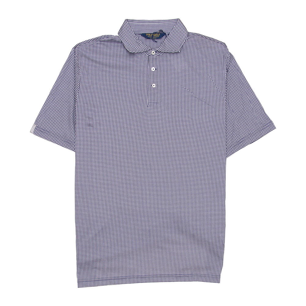 Ralph Lauren Polo Golf Ralph Lauren Men's Navy/White Gingham Short Sleeve Polo Shirt $98