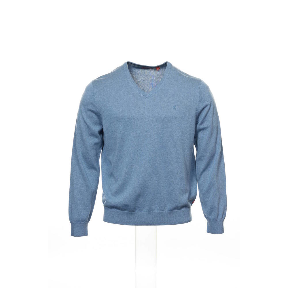 Izod Blue Heather V-Neck Sweater